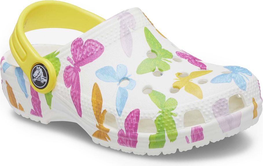Crocs bílé dívčí vzorované boty - 25-26 - obrázek 1