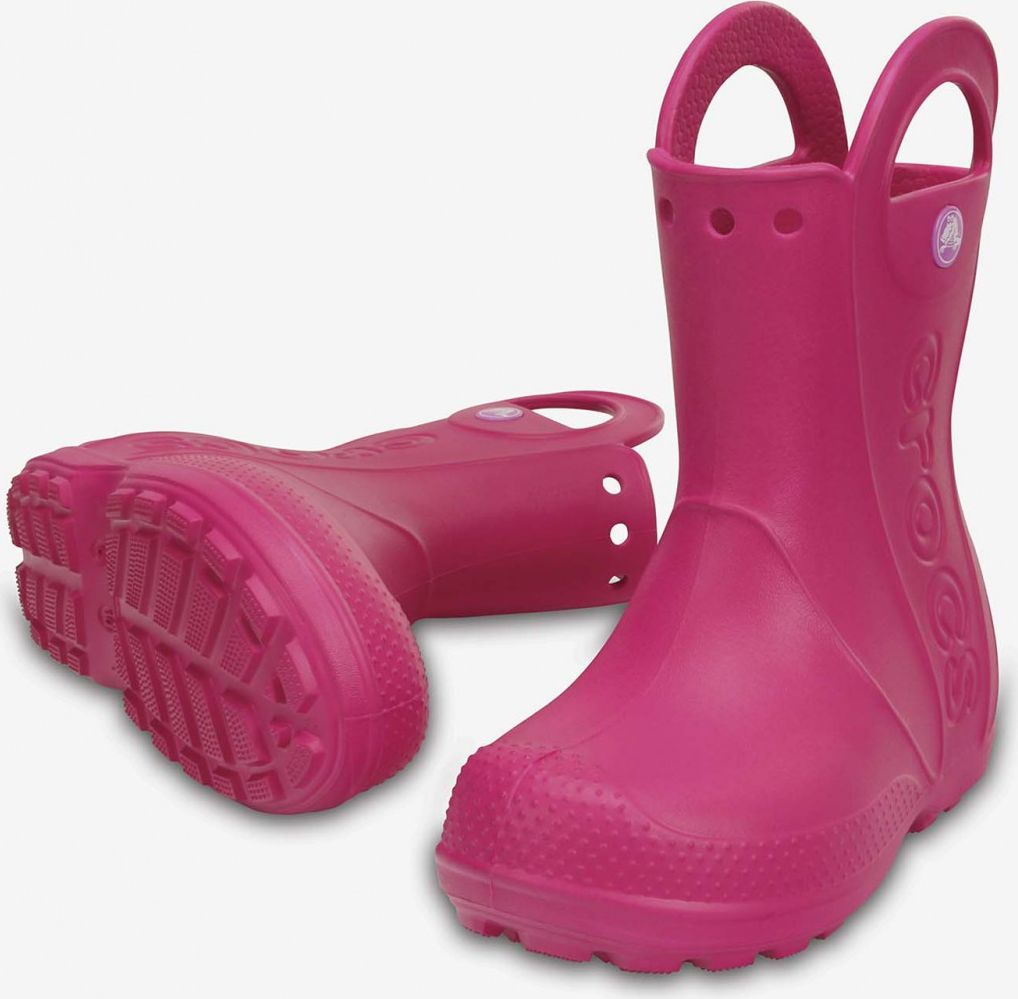 Crocs růžové dívčí holínky - 22-23 - obrázek 3