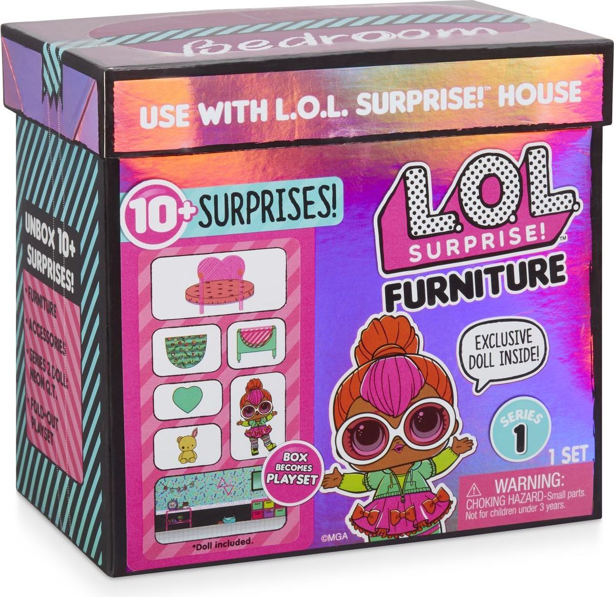 L.O.L. Surprise Ložnice & Neon Q.T. - obrázek 1