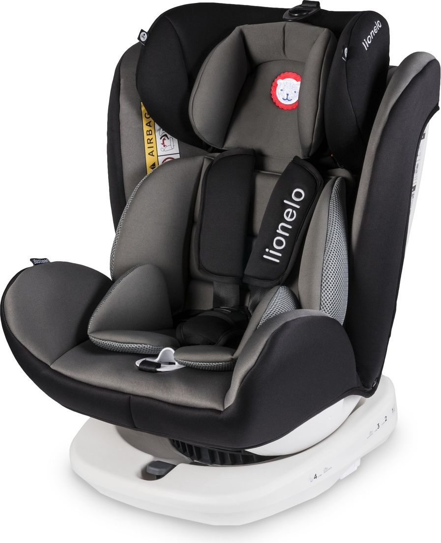 Dětská autosedačka LIONELO Bastian šedá - obrázek 1