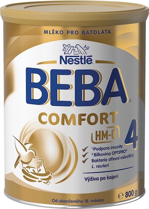 3x BEBA COMFORT 4 (800 g) - kojenecké mléko - obrázek 2