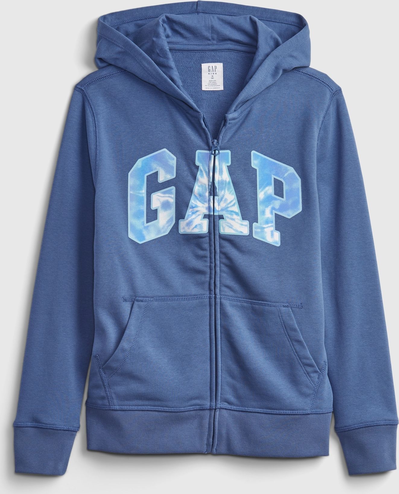 GAP modrá chlapecká mikina Logo hoodie s kapucí - 98-110 - obrázek 1