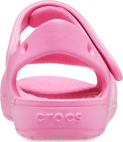 Crocs růžové dívčí sandály Classic Cross Strap Charm Sandal Pink Lemonade - 28-29 - obrázek 5