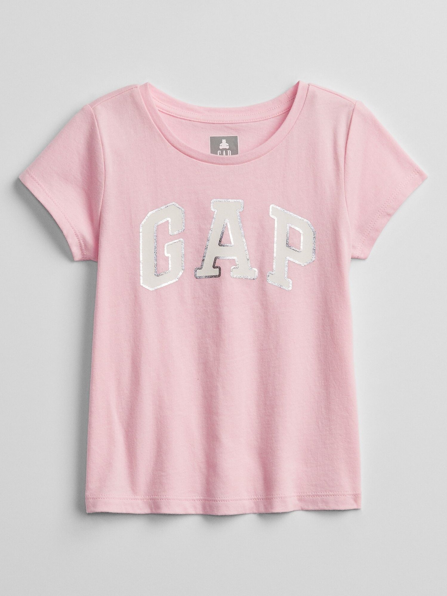 GAP růžové dívčí tričko Logo - 12-18M - obrázek 1