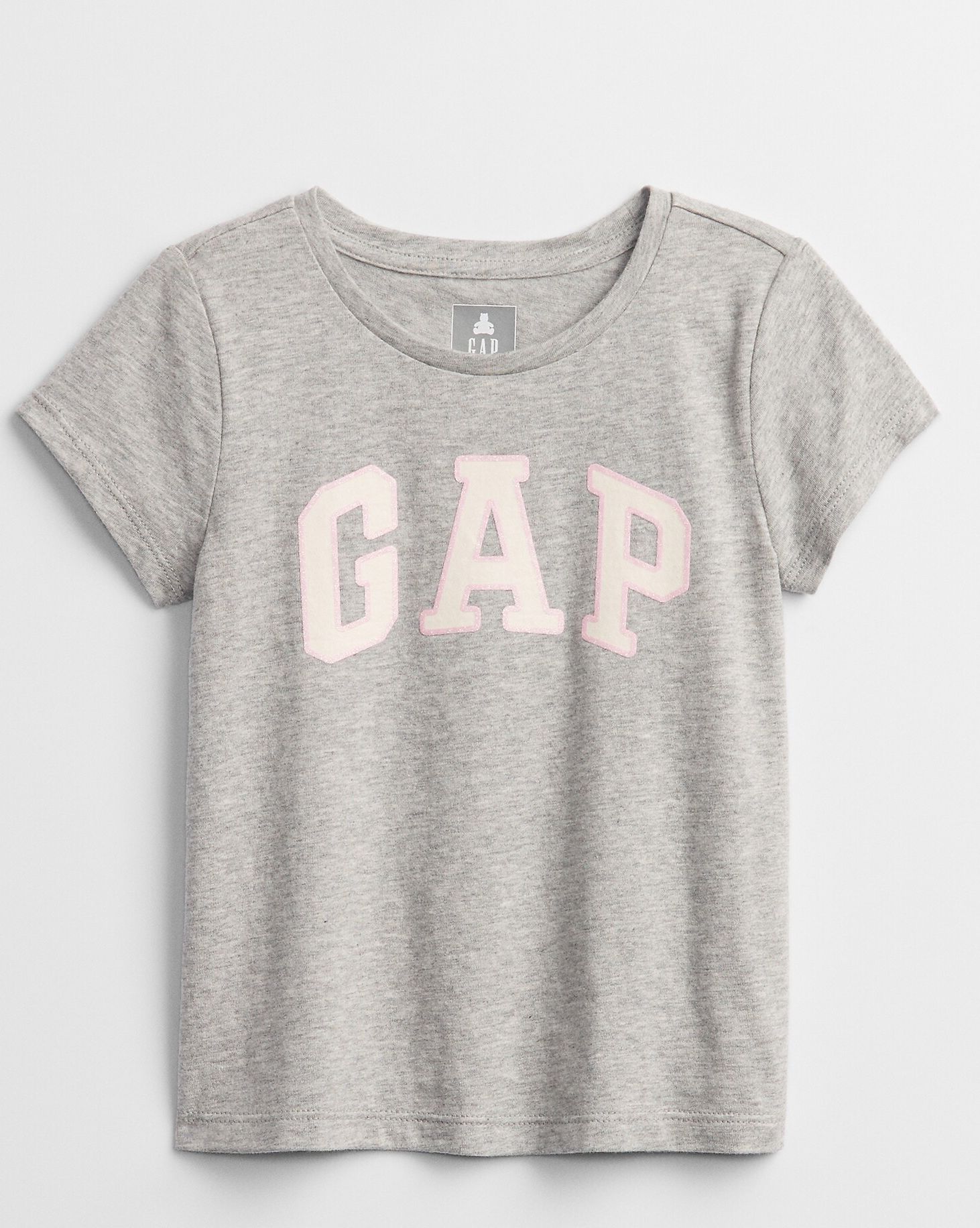 GAP šedé dívčí tričko Logo - 12-18M - obrázek 1