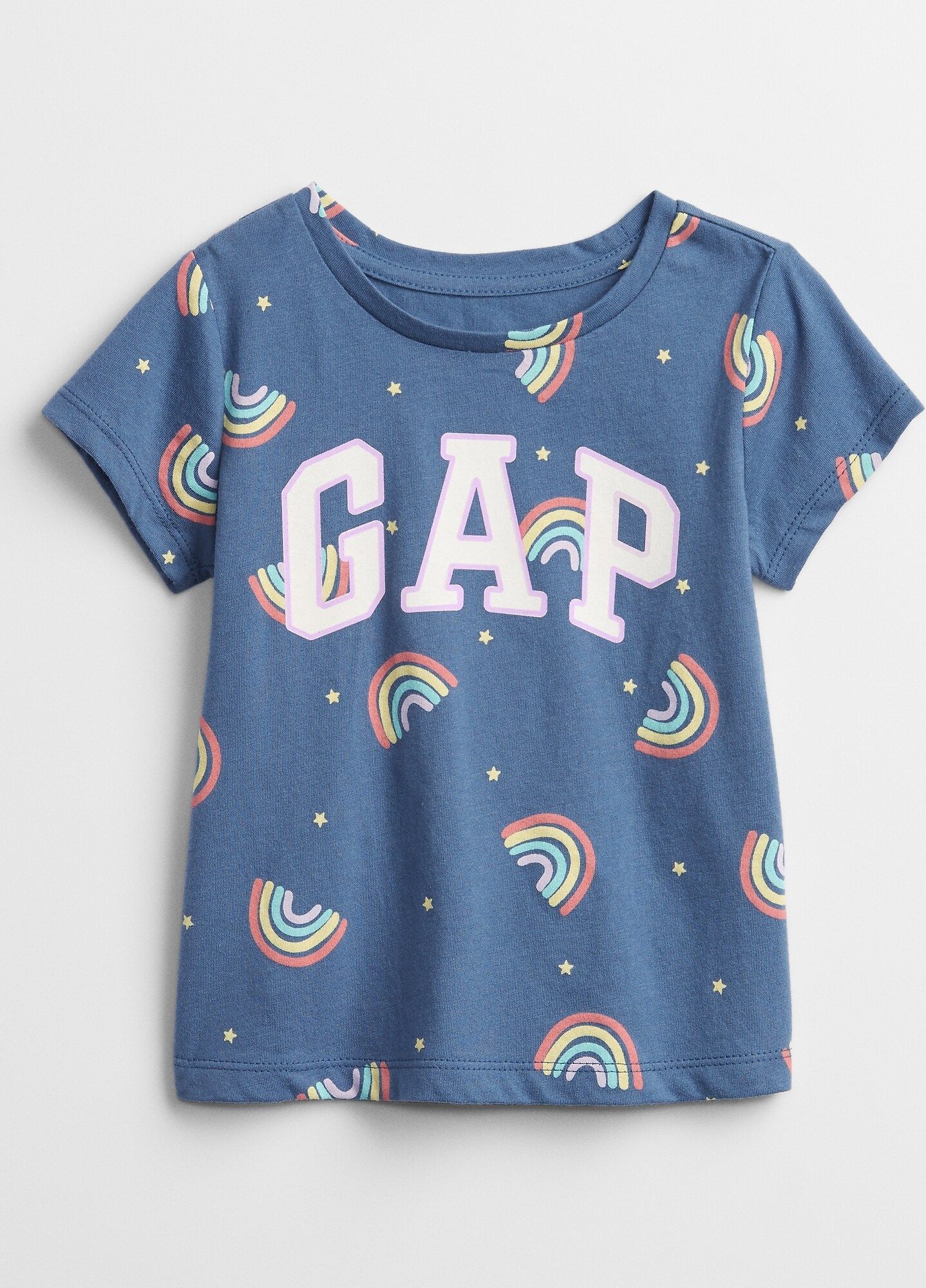 GAP modré dívčí tričko Logo - 12-18M - obrázek 1