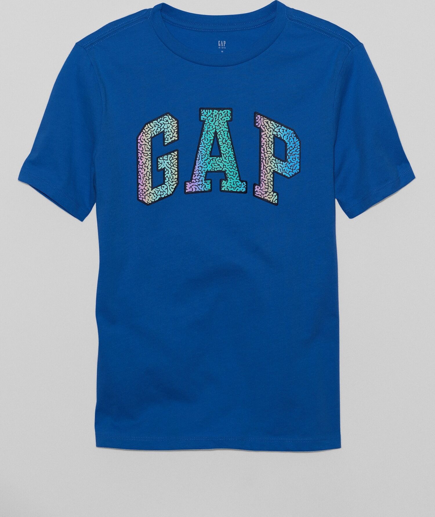 GAP modré chlapecké tričko Logo interact graphic t-shirt - XS - obrázek 2