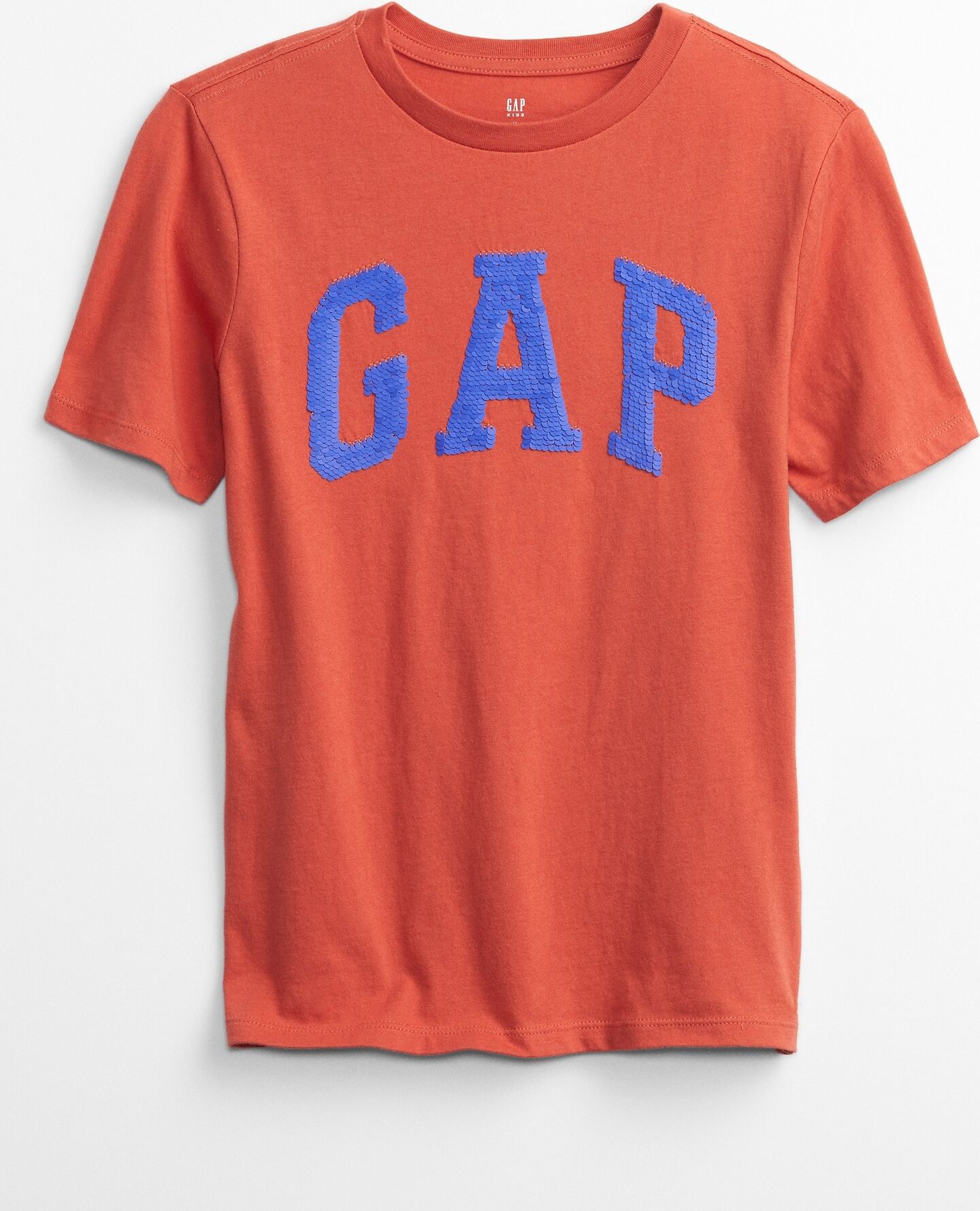 GAP červené dětské tričko Logo interact graphic t-shirt - XS - obrázek 1