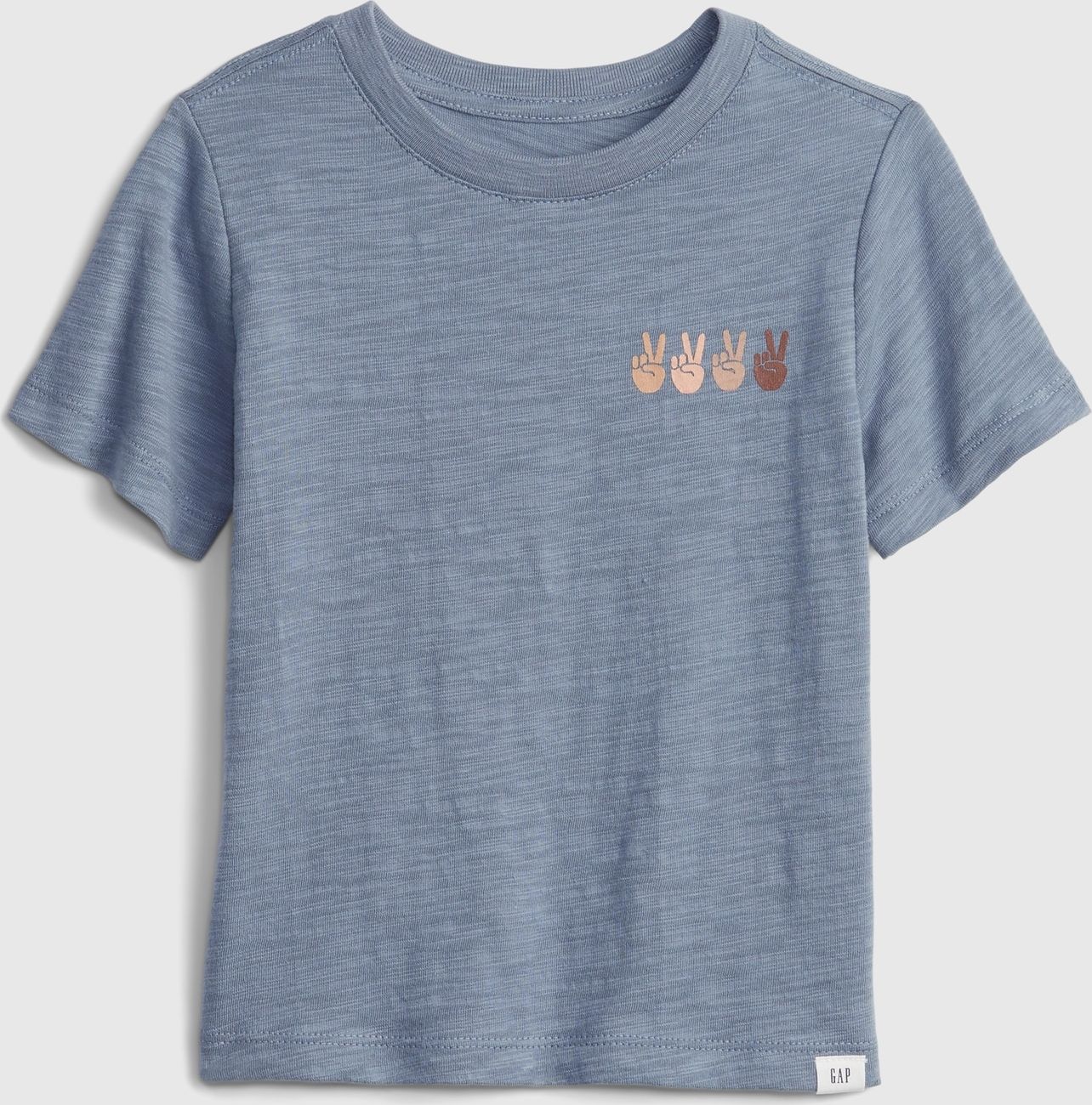 GAP modré dětské tričko short sleeve graphic t-shirt - 12-18M - obrázek 1