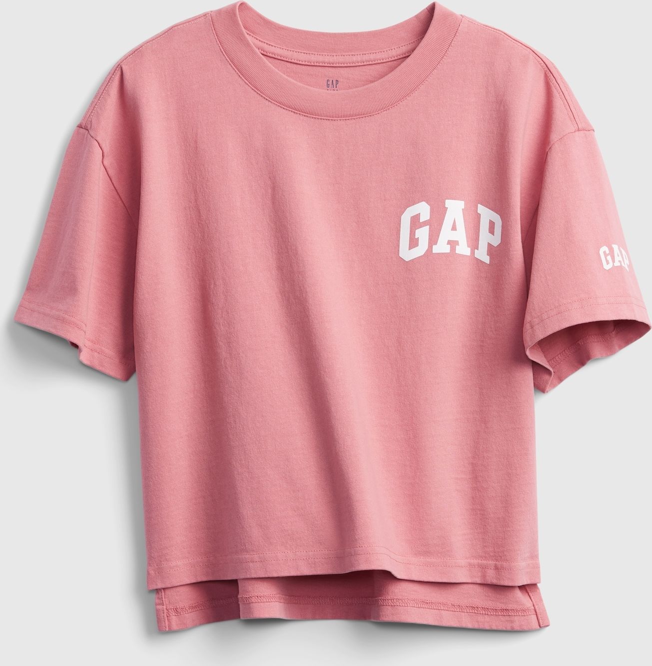 GAP červené dětské tričko Logo updolx t-shirt - XS - obrázek 1