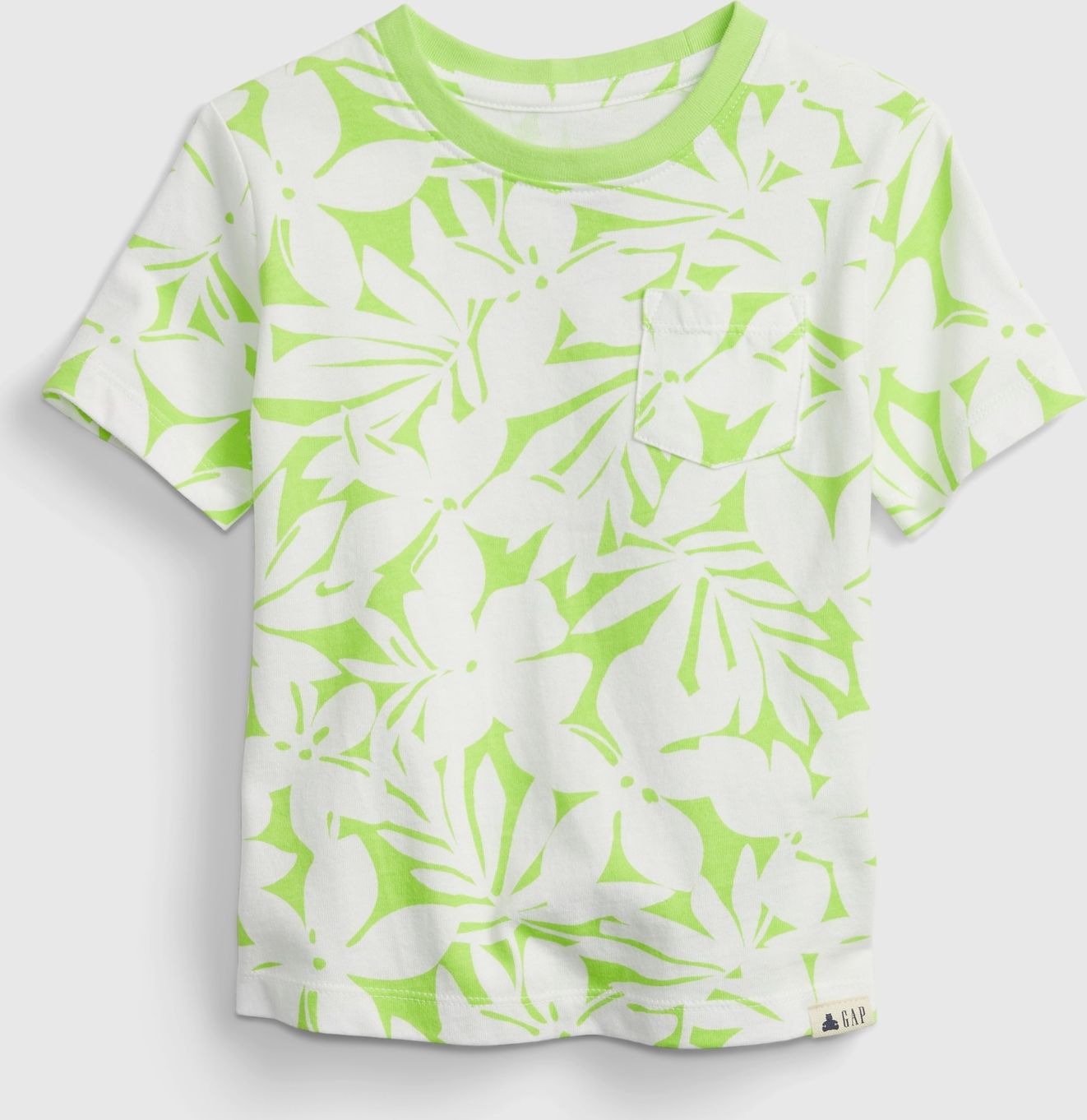 GAP zelené dětské tričko 100% organic cotton mix and match t-shirt - 2YRS - obrázek 1