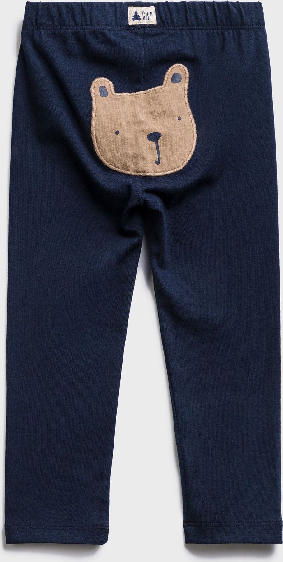 GAP tmavě modré dětské legíny bear - 12-18M - obrázek 2
