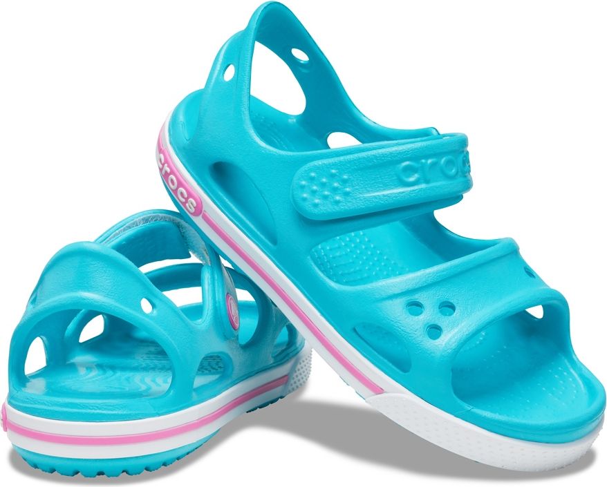 Crocs tyrkysové dívčí sandály Crocband II Sandal PS Digital Aqua - 29/30 - obrázek 1