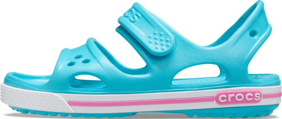 Crocs tyrkysové dívčí sandály Crocband II Sandal PS Digital Aqua - 29/30 - obrázek 2