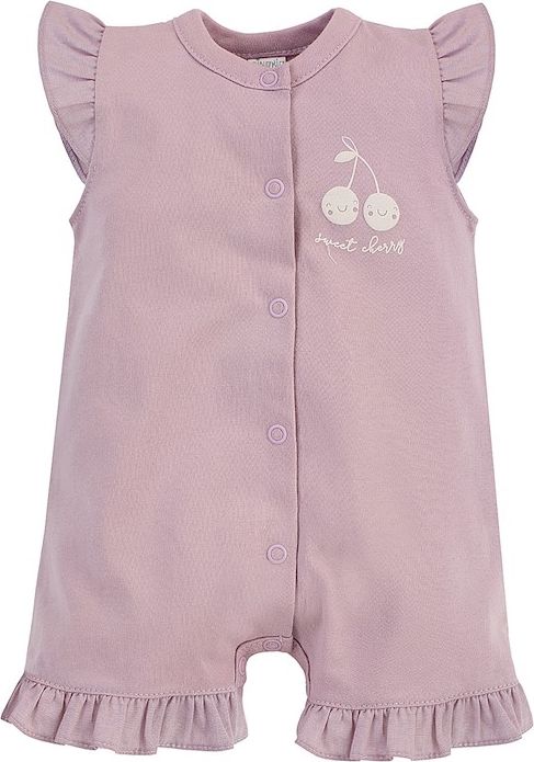PINOKIO Letní overal na zapínání Sweet cherry vel. 74 - obrázek 1