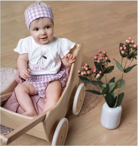 PINOKIO Kalhotky na pleny Pink Sweet cherry vel. 74 - obrázek 2