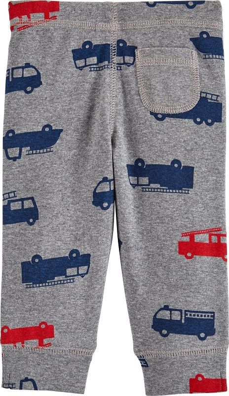 CARTER'S Set 3dílný body dlouhý rukáv 2 ks, kalhoty Firetruck chlapec LBB NB/vel. 56 - obrázek 2