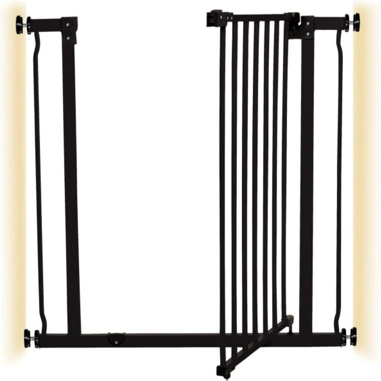 DREAMBABY Zábrana Liberty bezpečnostní extra-vysoká 75-81 cm černá - obrázek 1