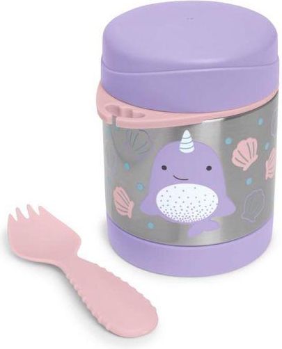 SKIP HOP Zoo Termoska na jídlo se lžičko/vidličkou Narval 325 ml, 3+ + AQUAINT 500 ml - obrázek 4