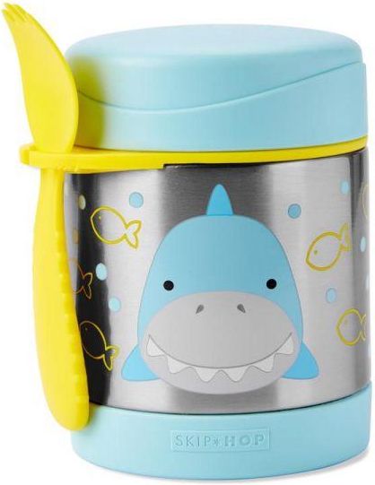 SKIP HOP Zoo Termoska na jídlo se lžičko/vidličkou Žralok 325 ml, 3+ + AQUAINT 500 ml - obrázek 3