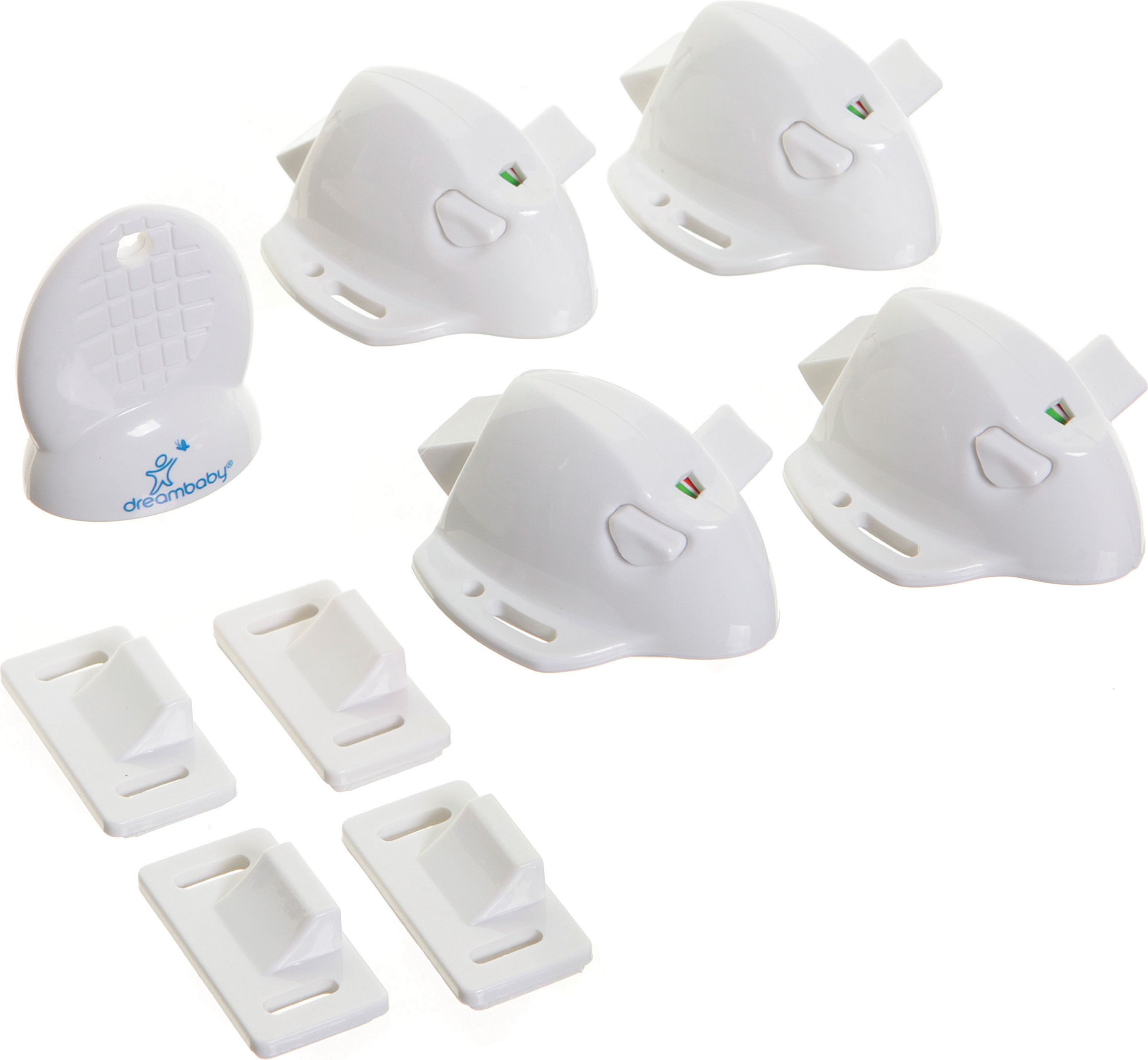 DREAMBABY Zámky magnetické 4 kusy + magnetický klíč - obrázek 1