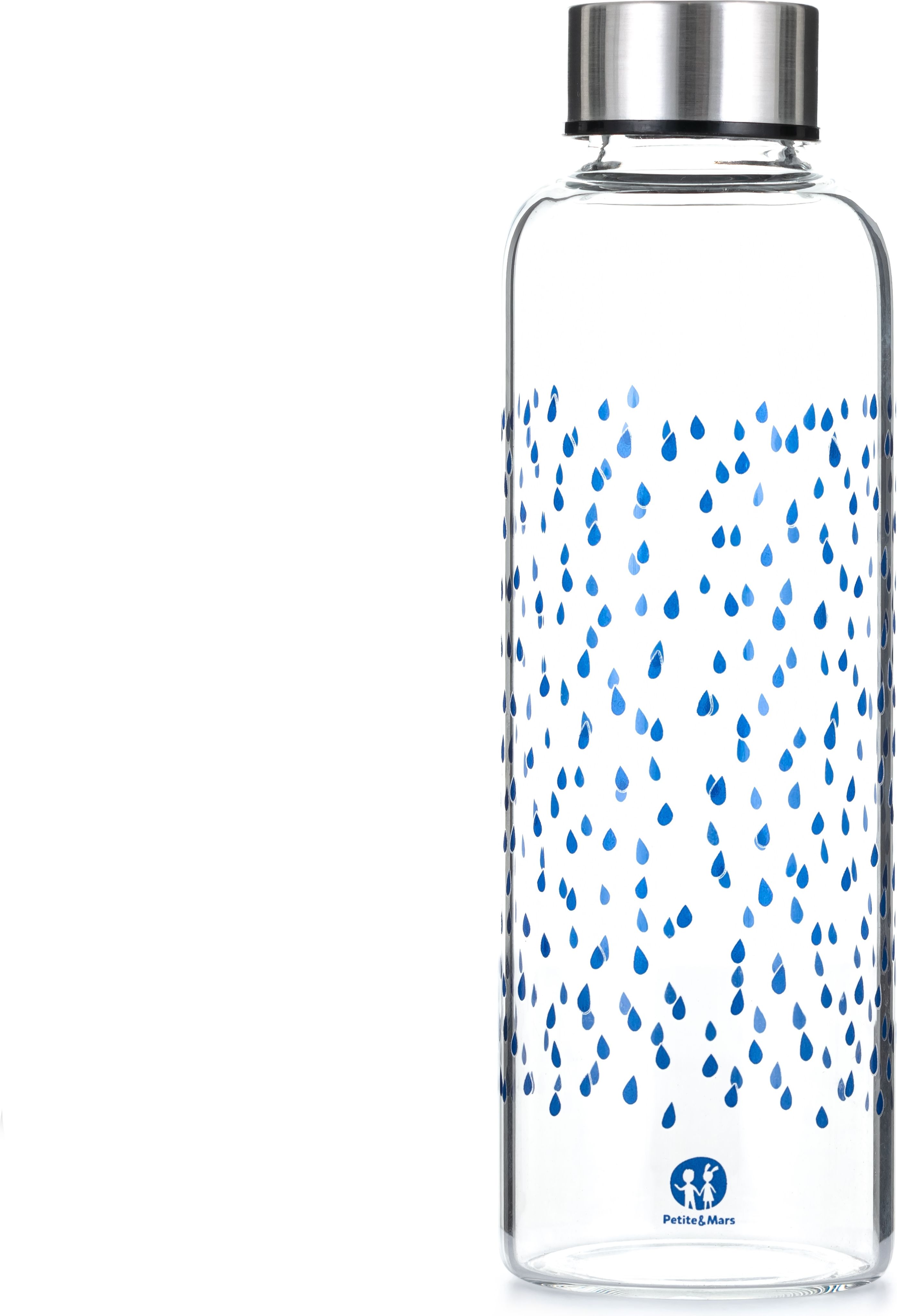 PETITE&MARS Láhev skleněná Heritage Voda 500 ml - obrázek 1