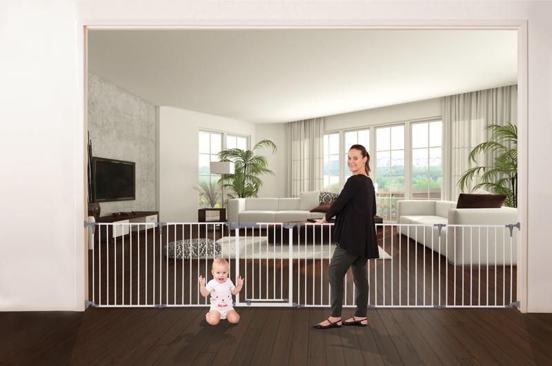 DREAMBABY Ohrádka bezpečnostní 3v1 bílá - obrázek 5