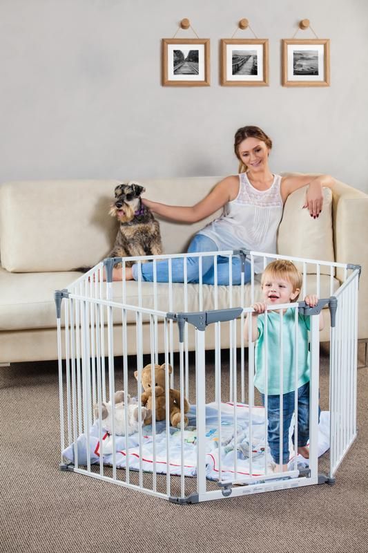 DREAMBABY Ohrádka bezpečnostní 3v1 bílá - obrázek 8