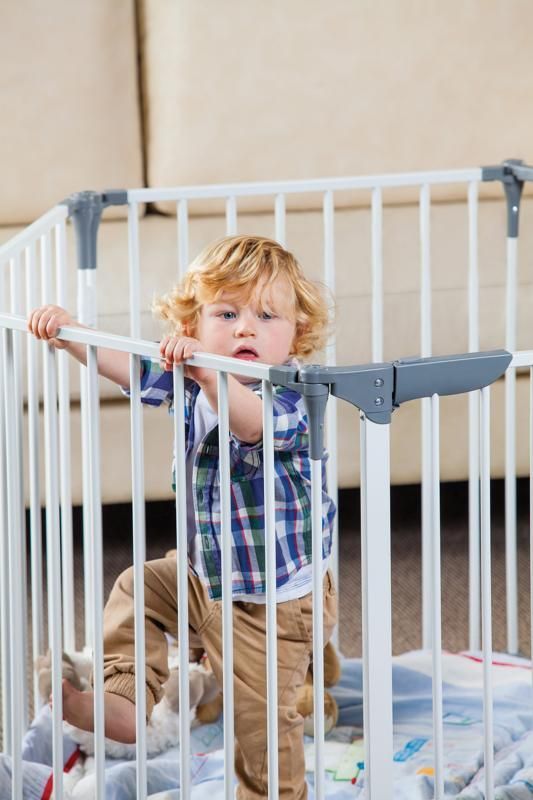 DREAMBABY Ohrádka bezpečnostní 3v1 bílá - obrázek 9