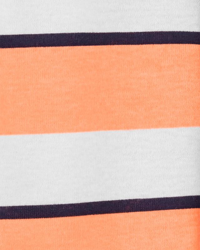 CARTER'S Overal bez nožiček na druky Sleep & Play Orange Stripes chlapec NB, vel. 56 - obrázek 2