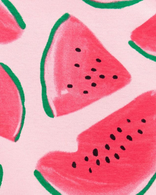 CARTER'S Set 2dílný body tílko, kalhoty kr. Pink Watermelon dívka 3 m, vel. 62 - obrázek 2