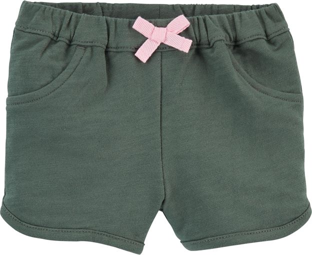 CARTER'S Kalhoty krátké Green dívka 6 m, vel. 68 - obrázek 1
