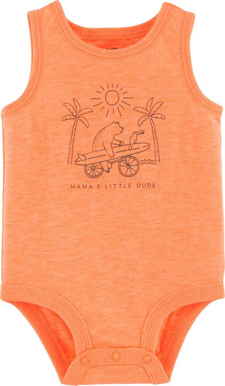 CARTER'S Body tílko Orange chlapec 12 m, vel. 80 - obrázek 1