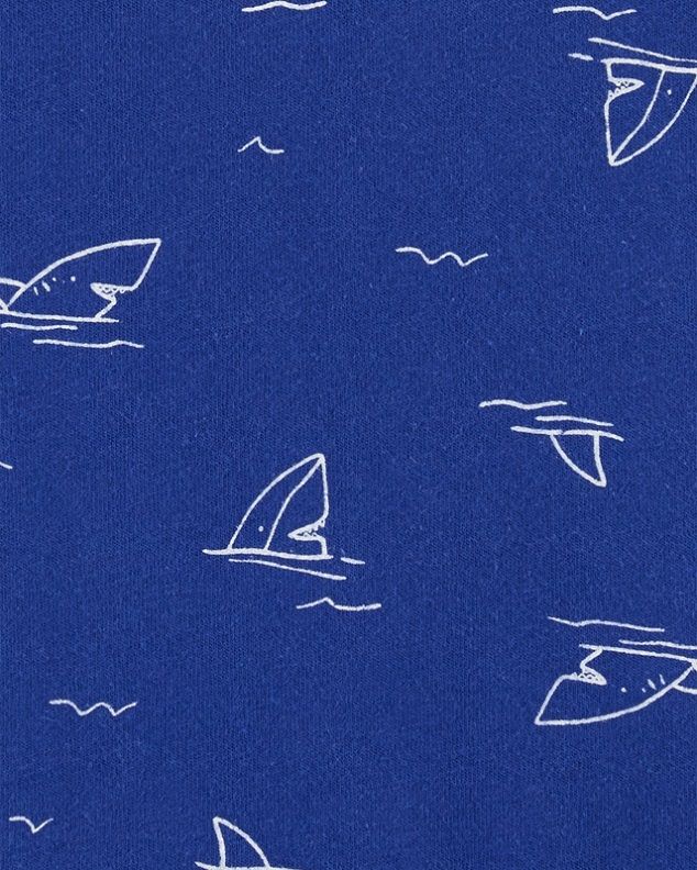 CARTER'S Overal letní Blue Whale chlapec NB, vel. 56 - obrázek 2