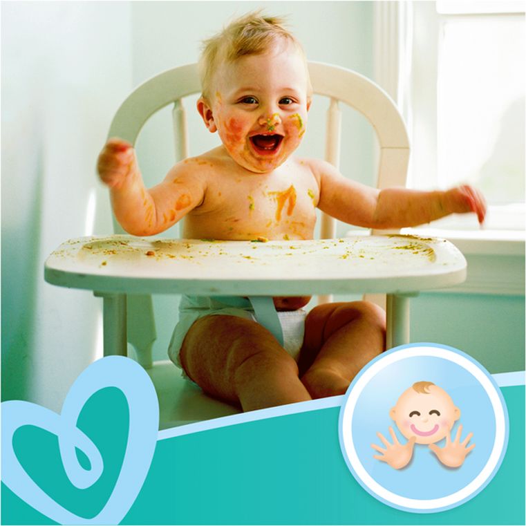 Pampers Sensitive Dětské vlhčené ubrousky 6 x 80 ks - obrázek 2