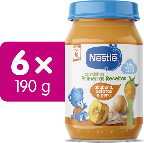 6x NESTLÉ Dýně, brambory a krůtí maso 190 g - obrázek 1