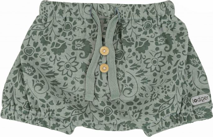 LODGER Kraťásky dětské Bloomer Flower Tribe Silt Green vel. 56 - obrázek 1