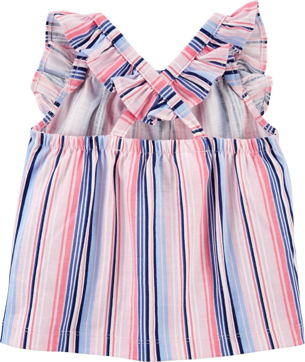 CARTER'S Set 3dílný body tílko, tunika, kalhoty kr. Pink Stripe dívka 6 m, vel. 68 - obrázek 2