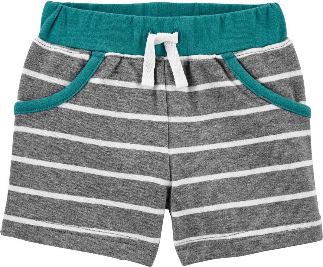 CARTER'S Set 3dílný body tílko, tričko bez rukávů, kalhoty kr. Green Shark chlapec 9 m, vel. 74 - obrázek 2