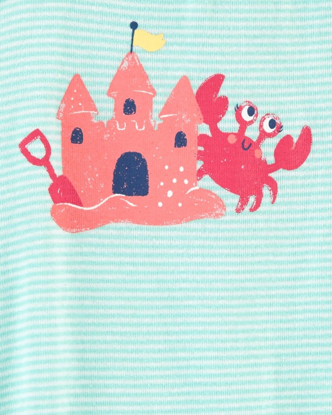 CARTER'S Overal letní Flamingo Stripe dívka 3 m, vel. 62 - obrázek 2