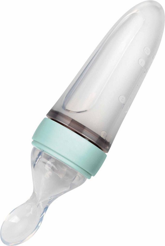 NUBY Krmítko silikonové 90 ml 3m + zelené - obrázek 5