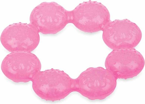 NUBY Kousátko chladící IcyBite 3m + růžová - obrázek 1