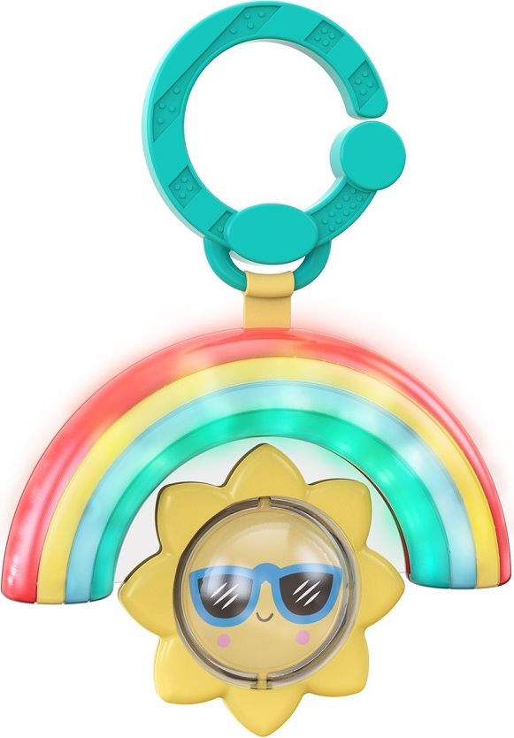 BRIGHT STARTS Hračka na C kroužku hudební a světelná Rainbow 3m + - obrázek 1