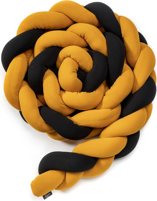 ESECO Mantinel pletený 360 cm black - mustard - obrázek 1