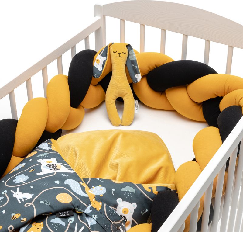 ESECO Mantinel pletený 360 cm black - mustard - obrázek 2