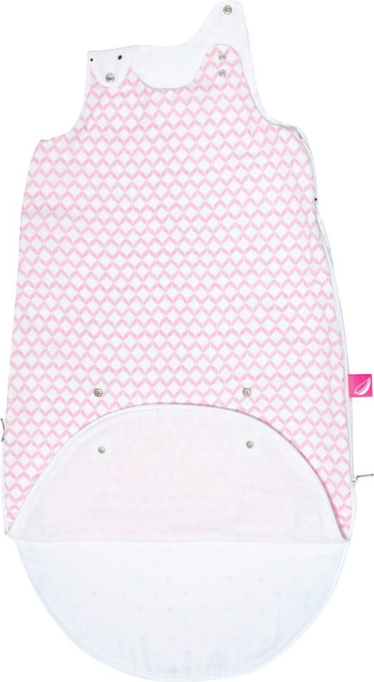 MOTHERHOOD Vak na spaní mušelínových 2v1 Zip a Round Pink Classics 3-18 m 0,5 tog - obrázek 1
