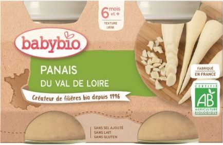 3x BABYBIO Příkrm pastinák 2 x 130 g - obrázek 2