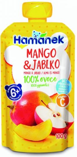 3x HAMÁNEK Mango & jablko 100 g - obrázek 2