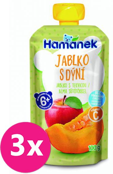 3x HAMÁNEK Jablko s dýní 100 g - obrázek 1