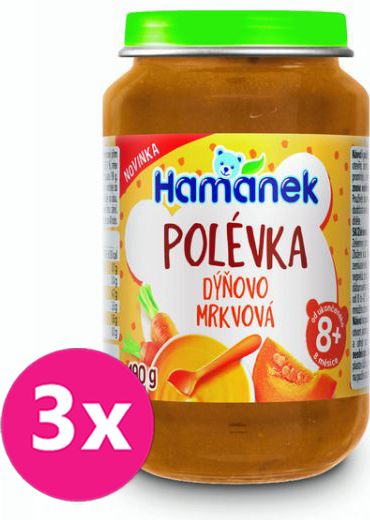 3x HAMÁNEK Polévka dýňovo mrkvová 190 g - obrázek 1